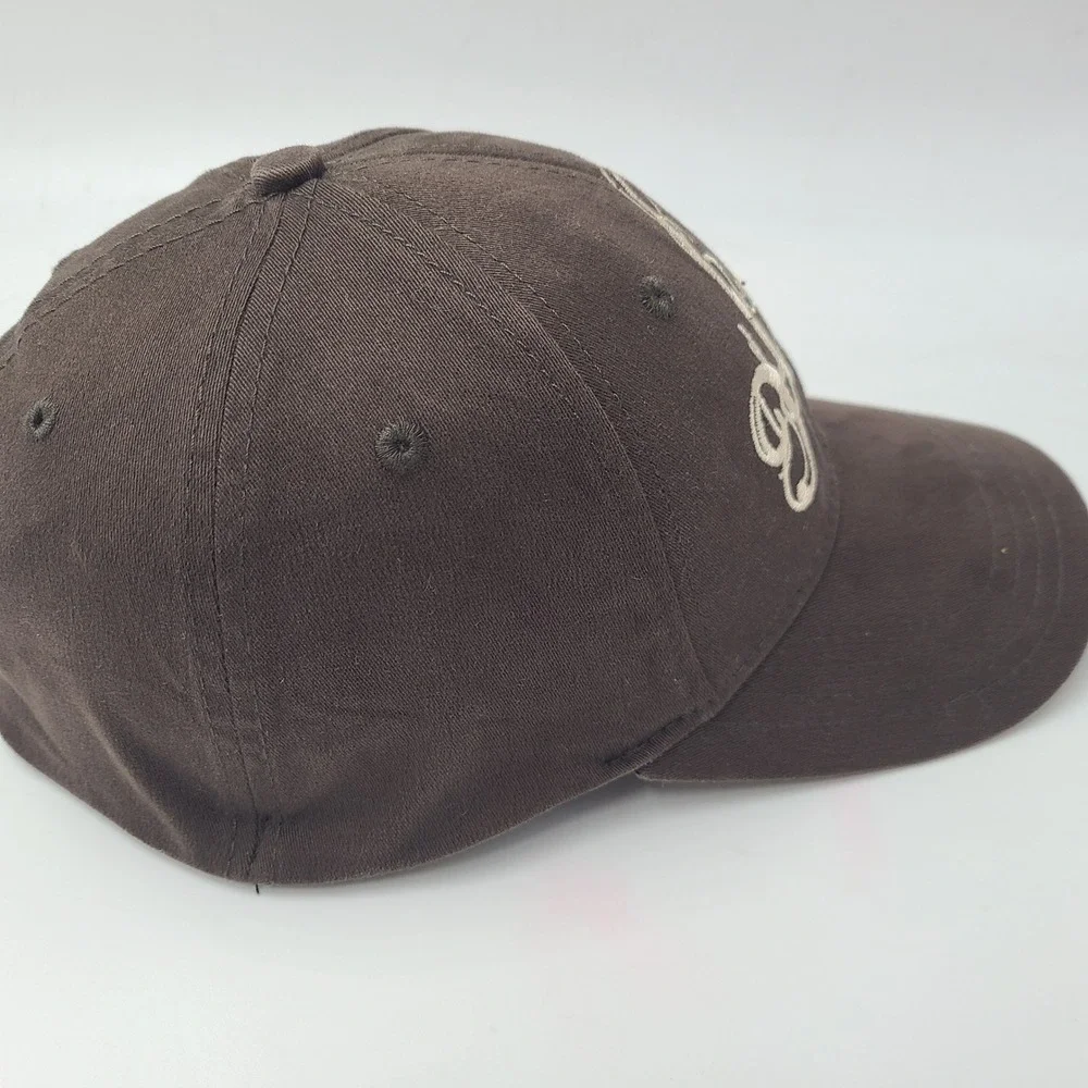 Hard Rock Cafe Hat Fitted (Seems S-M) Brown Washington DC Travel Souvenir‎ Men